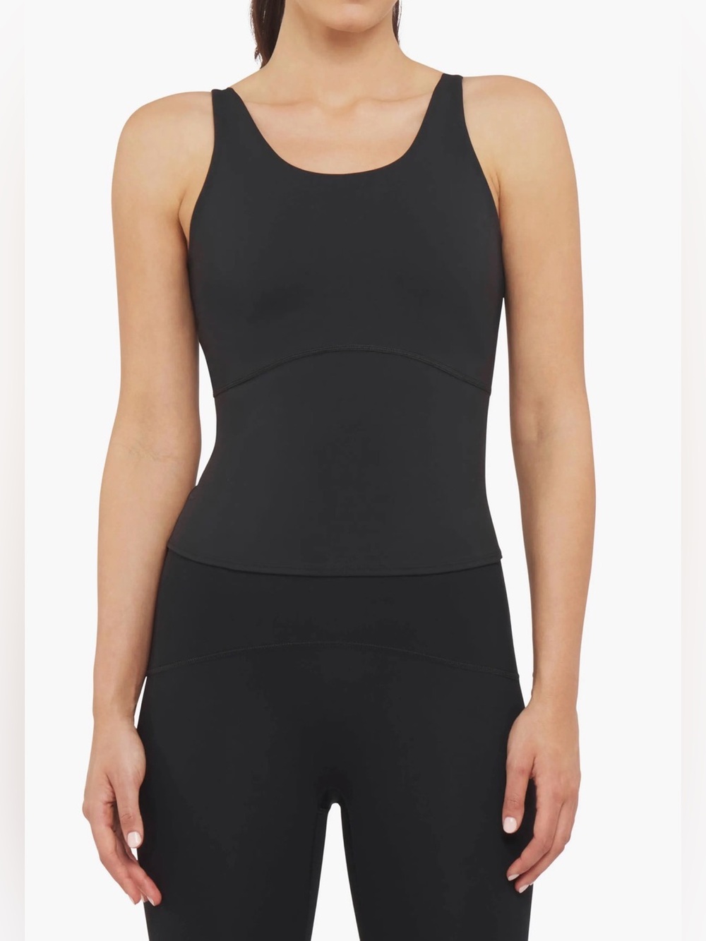 SPANX Power Boost Shelf Tank Black Small New with Tags